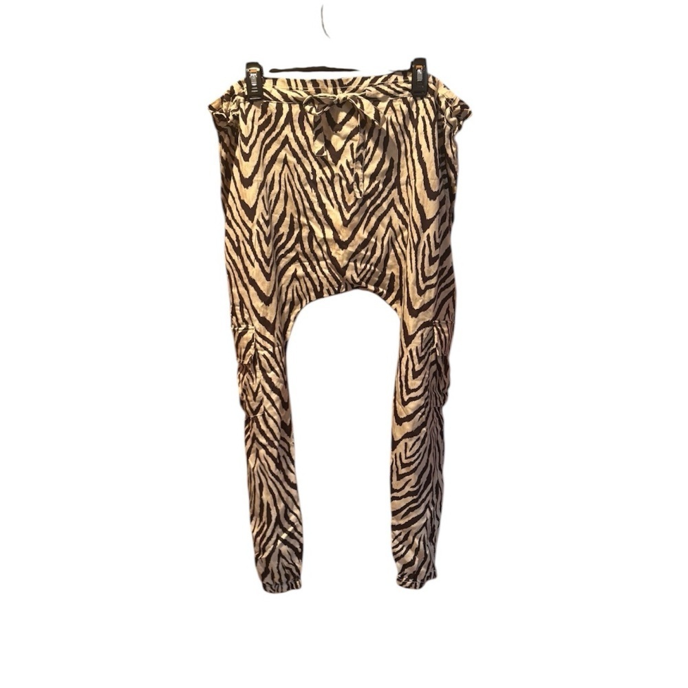 Current/Elliott The Roxwell Pants in Natural Zebra Print Size 0 NWT